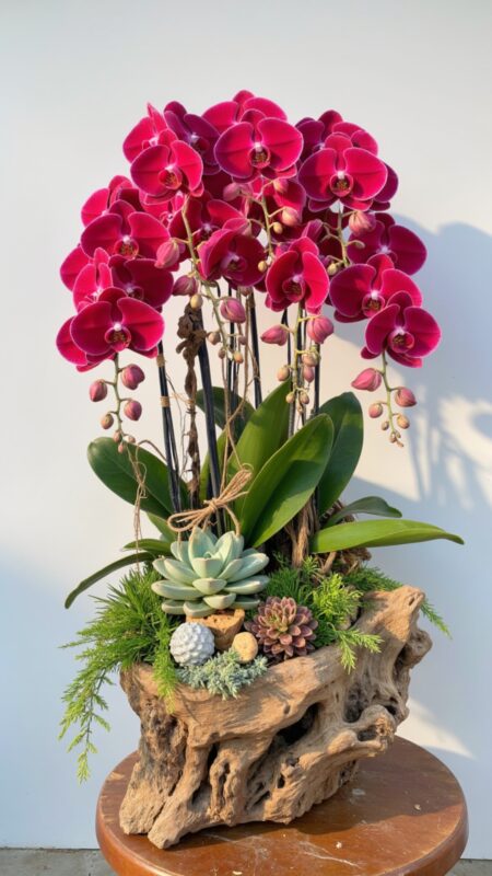 Chậu lan hồ điệp đẹp